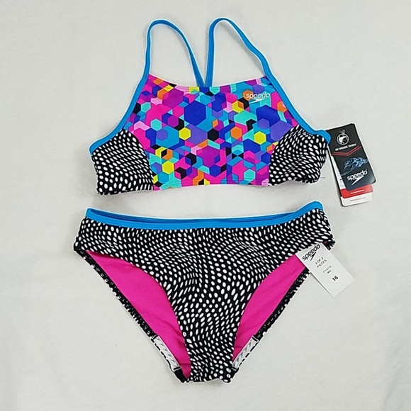 Speedo Other - Speedo Two Piece Geometric Swimsuit NWT